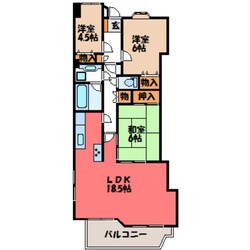 エクシール東宿郷の物件間取画像